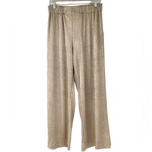 Purificación Garcia gold color pleated pants size L